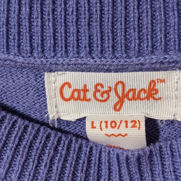 Purple Pullover Sweater with Panda - Picture 3 of 3